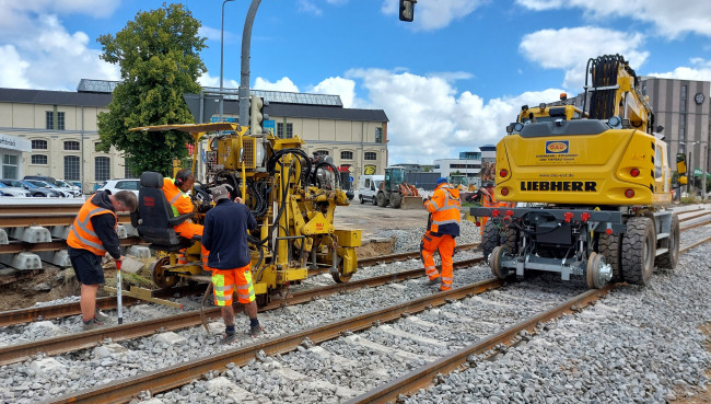 Komplexe Baustelle Werftdreieck wird bis 12. September verlängert